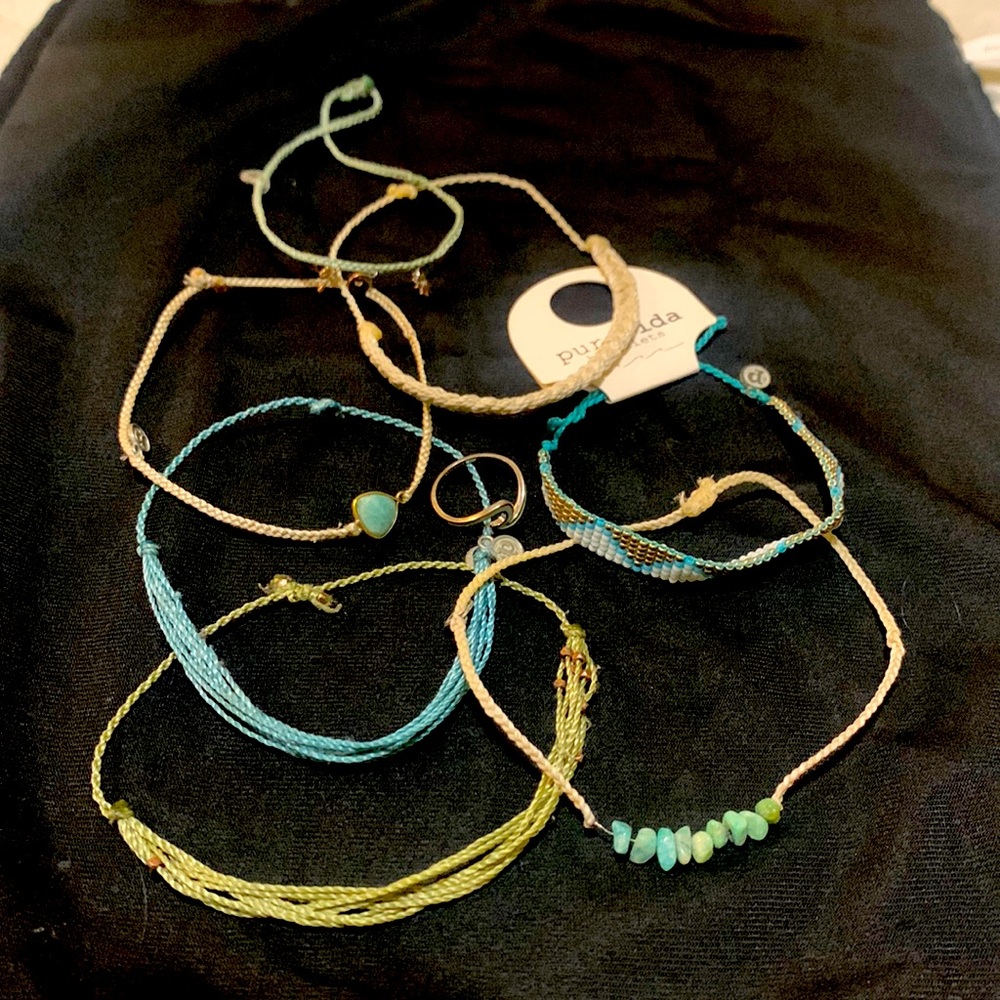 Pura vida bracelet and ring bundle